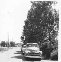 View of Balsam St. behind Post Office