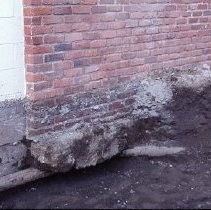 Old Sacramento. View of the Clarendon House apartment building on the corner of Second and L Streets