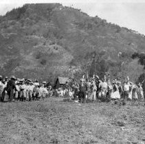 War Dance. Hoopa Indian Reservation. N.W. Cal. 1906. Biggs