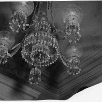 Chandeliers inside Crocker Art Gallery (?)