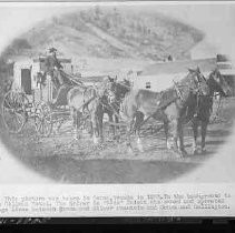 Stage Coach in Nevada