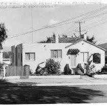 Photographs of Buildings in the Monterey Redevelopment Preservation Zone. photo of mission style house