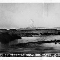 Mt. Lassen Eruption as Viewed from Red Bluff