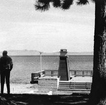 Thomas Regan Beach, concession stand South Shore, Lake Tahoe