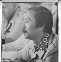 South Vietnamese VP Nguyen Cao Ky giving a speech at Hope Village in Weimar