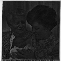 Randolph Collier, State Senator former Chair of Senate Finance Committee and his wife Barbara with their new daughter Natasha