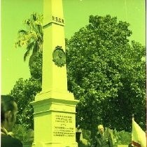 SERIES: Five views of the A. M. Winn Memorial dedication ceremony in 1975 at the City Cemetery by the Native Sons of the Golden West