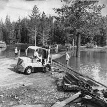 Truckee River Floods Lumber Yard