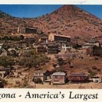 Postcard of Jerome, Arizona America's Largest Ghost City