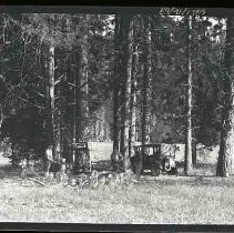 Three men camping