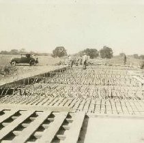 Grizzly Slough Bridge construction