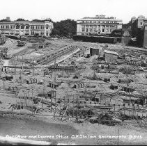 Southern Pacific Depot Construction