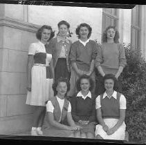 Group of high school girls