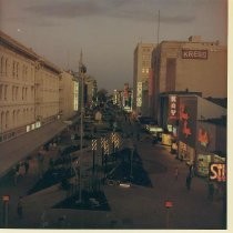 K Street Mall at dusk