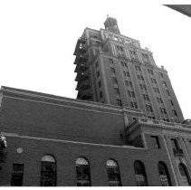 View looking upward of Elks Temple