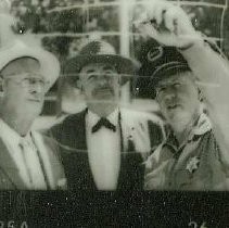 James V. Hicks with officers