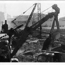 Construction site for county office building