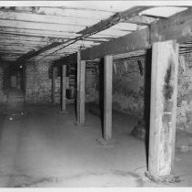 Interior view of the Pioneer Telegraph Building at 1015 2nd Street in Old Sacramento