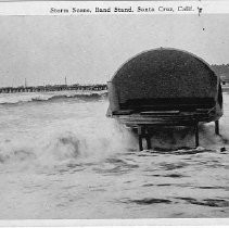 Storm Scene, Band Stand, Santa Cruz