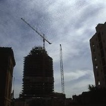 Views of the Sacramento Housing and Redevelopment Agency (SHRA) projects. This view is for the Renaissance Tower under construction at 801 K Street in Sacramento