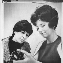 Janene E. Gordon of Sacramento, left, is one of the first two women postal inspectors in the 234-year history of the United States mail service. Shown with her (right) is Jane W. Currie of Ft. Worth, Texas, the other women postal inspector