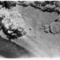 Photographs of landscape of Bolinas Bay, aerial