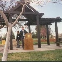 Walerga Park Cherry Blossom Tree Grove Dedication: Toko Fujii at the Podium