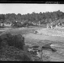 An unidentified mountain river