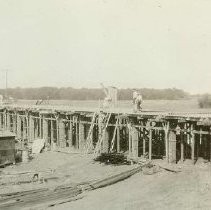 Grizzly Slough Bridge construction