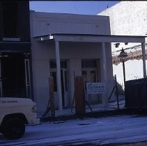 Old Sacramento. Old Sacramento. View of the Democratic State Journal building on Second Street