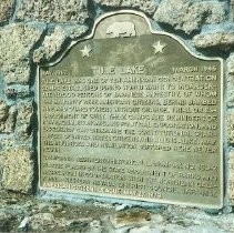 Tule Lake Linkville Cemetery Project 1989: Tule Lake Memorial Plaque