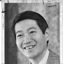 Robert T. (Bob) Matsui in a portrait taken in December, 1976 when he was nominated as Vice Mayor