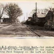 R Street railroad line at 13th Street
