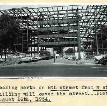 Construction of state building at 8th & N streets