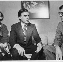 Diana Dooley, left Legislative Secretary to Governor Jerry Brown, center and her husband, on the right Dan Dooley Director of Food and Agriculture