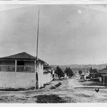 Exterior view of the first Customs House in California at Monterey. Landmark #1