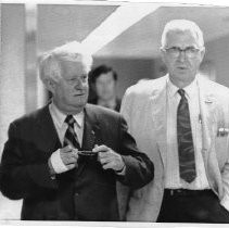 California State Senator Randolph Collier on the left and Senator Stephen Teale (Democrat, West Point) on the right