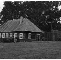 View of the buildings at Fort Ross State Park