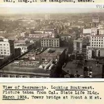 Cityscape of downtown Sacramento