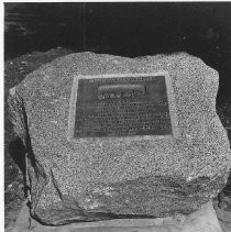 New Helvetia Cemetery plaque