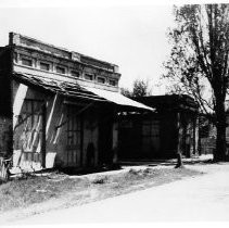 Pioneer Saloon (left), Solari's Building (right)