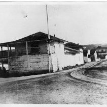 Exterior view of the first Customs House in California at Monterey. Landmark #1