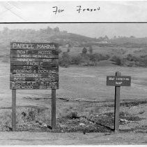 Pardee Marina sign