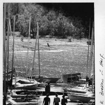 Wind Damages Dock at Folsom