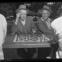 Playing Chess in Plaza Park