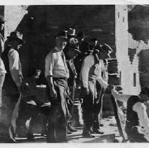 Photograph of Unidentified People at a ruins