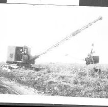 Dragline Dredger in Field