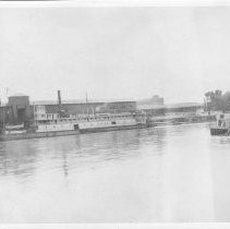 Southern Pacific Steamer Docked at the Sacramento Port