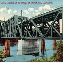 Southern Pacific R. R. Bridge at Sacramento, California