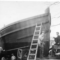 The tug boat Plumas being built